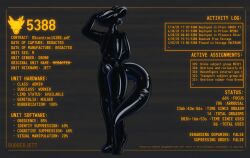 absurd_res bondage bound bulge doll drone femboy hi_res hud latex lizard lock locked null_bulge perma permanent reptile rubberjett rubbersolutions scalie