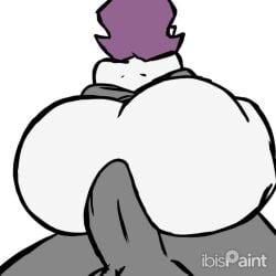 1boy 1boy1girl 1girls anal anal_sex anon big_ass big_butt big_penis big_thighs bouncing_ass bound_legs bubble_ass bubble_butt ibispaint ibispaintx loop no_face oc original_character penetration purple_hair rayray07271 sex sex_from_behind short_hair shorter_than_10_seconds submissive_female tagme video white_skin