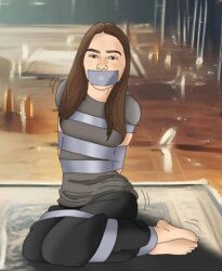 barefoot dvnod2 gagged tape_gag