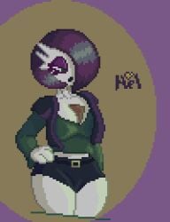 game_freak gardevoir gothic hellenqueenx nintendo open_mouth pixel pixel_(artwork) pixel_art pokémon_(species) pokemon pokemon_(species) white_body