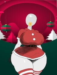 christmas massive_ass massive_breasts thick_lips thick_thighs