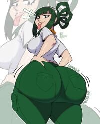 1girls ass big_ass big_butt big_hips big_thighs boku_no_hero_academia boobs breasts butt curvaceous curvaceous_body curvaceous_female curvaceous_figure curvaceous_hips curvaceous_thighs curvy curvy_body curvy_female curvy_figure curvy_hips curvy_thighs female female_only furiousart gigantic_ass gigantic_butt gigantic_hips gigantic_thighs green_hair hips huge_ass huge_butt huge_hips huge_thighs massive_ass massive_butt massive_hips massive_thighs medium_boobs medium_breasts medium_tits my_hero_academia thick_thighs thighhighs thighs tits tsuyu_asui voluptuous voluptuous_body voluptuous_female wide_hips wide_thighs