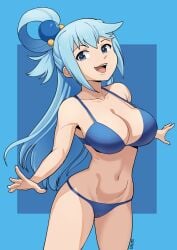 1girls aqua_(konosuba) female gez1313 kono_subarashii_sekai_ni_shukufuku_wo! solo solo_female tagme