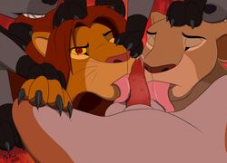 balls bite claws disney feline feline_penis fellatio female forced hyena incest licking lion looking_at_viewer male mammal mcfan nala oral penis rape scar_(the_lion_king) sex simba story straight the_lion_king tongue tongue_out yaoi