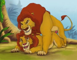 2boys anal chris_mckinley disney duo father father_and_son feline feral feral_on_feral gay incest lion male male_only mammal mounting mufasa parent penis sex simba son tarolyon the_lion_king yaoi