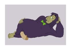 1_eye absurd_res american_dragon:_jake_long anthro aroused aroused_face aroused_male bob-jiggles bow_tie crossed_legs cyclops disney disney_channel erection fangs feet fur furry genitals hairy half-closed_eyes hand_on_head hand_on_hip hi_res humanoid humanoid_feet humanoid_genitalia humanoid_hands looking_at_viewer lying male male_focus male_only narrowed_eyes on_side overweight overweight_male penis plantigrade pose purple_body purple_fur relaxing rounded_ears simple_background slightly_chubby slightly_chubby_male smile smiling_at_viewer smirk smirking_at_viewer stan_lipkowski teeth troll_(mythology)