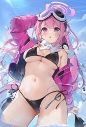 artist_request bikini female female_only looking_at_viewer medium_breasts navel tagme thighs