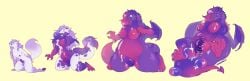 2017 anthro areola balls barely_visible_genitalia barely_visible_pussy big_breasts biped bodily_fluids breasts canid canine claws colored cum cum_drip dragon dripping egg egg_from_ovipositor erection female fox fur gender_transformation genital_fluids genitals gloves_(marking) growth gtf_transformation gynomorph hair hhazard intersex itf_transformation kneeling leg_markings long_hair lying mammal markings mythological_creature mythological_scalie mythology nipples nude on_back open_mouth oviposition ovipositor pawpads paws penis pregnant pregnant_anthro pregnant_female purple_body purple_fur purple_insides purple_pawpads purple_penis purple_tongue pussy red_nipples satisfied_look scalie simple_background sitting sitting_on_ground socks_(marking) solo species_transformation spread_legs spreading surprise tail tongue touching_self transformation transformation_sequence unusual_insides white_body white_fur wings yellow_background