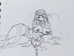 1boys 1girls breasts cleavage dark_souls female female_focus fromsoftware giantess hornibaguette large_breasts larger_female male milf nipples praise_the_sun queen_of_sunlight_gwynevere tagme thick_thighs thighs wide_hips