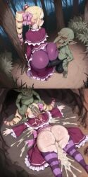 1boy 1girls 2koma after_rape after_sex after_vaginal ai_generated ass ass_grab beatrice_(re:zero) before_and_after big_ass big_butt big_cock big_penis blonde_female blonde_hair blonde_hair_female broken_rape_victim bubble_ass bubble_butt bulge bulge_through_clothing cave clothed clothed_female clothing cock cum cum_leaking cum_on_penis cum_trail excessive_cum fat_ass fat_butt female forest goblin goblin_male grabbing grabbing_ass grabbing_from_behind huge_ass huge_butt huge_cock imminent_penetration imminent_rape imminent_sex instant_loss instant_loss_2koma kunaboto_(style) large_penis leaking_cum light-skinned_female light_skin long_penis lying lying_on_stomach male on_stomach pale-skinned_female pale_skin penis penis_bulge penis_on_head re:zero_kara_hajimeru_isekai_seikatsu ripped_clothing round_ass round_butt semen size_difference smaller_male stable_diffusion standing taller_female thick_ass veiny_penis