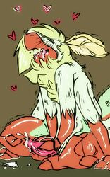 arthropod blush cum drooling erection fur hair insects luna_moth male mediocre-twitch min'theron multi_arm multi_limb open_mouth saliva smile solo