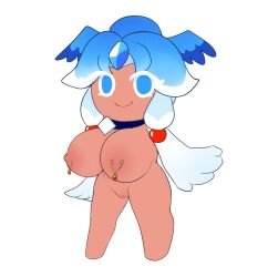 blue slushy cookie from cookie run by kuwoesque