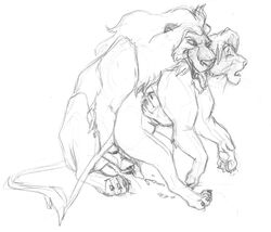 2boys chris_mckinley cum disney duo erection feline feral gay lion male male_only mammal penis scar_(the_lion_king) simba sketch the_lion_king tongue yaoi