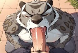 2025 2boys abs ai_generated anthro balls bara barazoku big_penis blowjob body_hair bodybuilder close-up completely_nude completely_nude_male dreamworks eight_pack erection felid fellatio furry furry_only gay gay_blowjob gay_domination gay_sex genitals hi_res human human_on_anthro humanoid_genitalia humanoid_penis irrumatio kneeling kung_fu_panda large_pectorals large_penis leaning leaning_forward male male_focus male_nipples male_on_anthro male_on_human male_only mammal masculine_male mature mature_anthro multiple_boys muscles muscular muscular_anthro muscular_arms muscular_male muscular_thighs naked nipples nude offering_to_viewer oral oral_sex pantherine pecs penis plump_pecs plump_thighs seductive sexy sexy_body six_pack smirking smirking_at_viewer snow_leopard solo sucking_penis tai_lung_(kung_fu_panda) tail thick_thighs tiddies viewer_pov yaoi