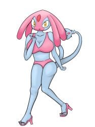 2025 2_tails 3:4 absurd_res alpha_channel anonymous_artist anthro big_breasts bottomwear bra breasts clothing commissioner_upload creatures_(company) female footwear game_freak gem generation_4_pokemon grey_body hi_res high_heeled_sandals high_heels huge_breasts legendary_pokemon madeline_(al33444) magenta_body mesprit multi_tail nintendo pink_bottomwear pink_bra pink_clothing pink_underwear png_file pokemon pokemon_(species) sandals shoes solo solo_female tail tail_gem transparent_background underwear yellow_eyes