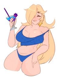 1girls big_breasts c_starlett female mario_(series) nintendo princess_rosalina solo solo_female super_mario_bros. tagme
