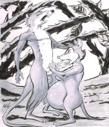 2025 anthro balls belly big_belly bodily_fluids breasts brown_rat buckteeth claws closed_eyes cum cum_in_mouth cum_inside don_bluth duo ejaculation fellatio female fur genital_fluids genitals greyscale holding_penis humanoid_genitalia humanoid_penis justin_(nimh) leaf long_tail looking_pleasured male male/female mammal michael_powell monochrome mouse mrs._brisby murid murine nipples nude oral outside penile penis plantigrade pregnant pregnant_female pregnant_sex rat rodent sex size_difference tail teeth the_secret_of_nimh thorns whiskers wood_mouse