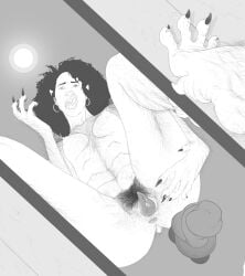 absurd_res animal_genitalia animal_pussy anthro anus areola ass breasts canid canine canine_genitalia canine_pussy ceiling_lamp claw_growth claws dildo ear_piercing ear_ring female first_person_view fur fur_growth genitals growth heterochromia hi_res hoop_ear_ring human inside lamp licking licking_lips light_fixture looking_at_reflection looking_at_self low-angle_view mammal mirror multi_breast mythological_canine mythological_creature mythology nipples nude paw_growth pawpads piercing pubes pussy ring_piercing sex_toy sharp_teeth snout snout_growth solo tail tail_growth teeth tongue tongue_out werecanid werecanine werecreature werewolf worm's-eye_view wwbot