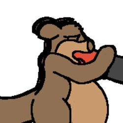 aaliyah_(j5furry) ambiguous_gender animal_genitalia animated cum furry horsecock inflation j5furry low_res mammal mustelid original original_character otter penis