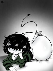 17bucks 1girls ass big_ass breasts emo fnf fnf_mods friday_night_funkin giygal hand_on_head huge_ass lying_on_bed lying_on_stomach neet tail turnip_(shmaplos)