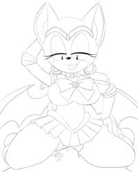 2015 anthro bat big_breasts bishoujo_senshi_sailor_moon breasts clothed_sex clothing cosplay cum cum_in_pussy cum_inside erection fangs female girl_on_top hi_res large_breasts male mammal penetration penis pussy ravnic rouge_the_bat sex skirt sonic_(series) vaginal_penetration