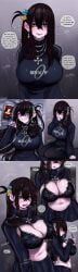 bocchi_the_rock! fael_art female goth_girl gotou_hitori
