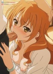 ass asshole big_breasts breasts cum_in_pussy dick female female_nude golden_time hair kaga_kouko legs pussy pussy_juice