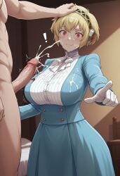 1boy 1girls absurd_res absurd_resolution absurdres aegis_(persona) ai_generated aigis_(persona) alternate_costume atlus bleeding blonde_female blonde_hair blonde_hair_female blood_drip blue_eyes blue_eyes_female busty busty_female busty_girl buttons chesto67295 close-up clothed_female clothed_female_nude_male cum cum_on_breasts cumshot curvaceous curvy curvy_body curvy_female curvy_figure detailed detailed_background dress ejaculation erect_nipples erect_penis evil_grin evil_smile female giant glowing_eyes hand_on_another's_head hand_on_head headpat headwear height_difference high_resolution highres hourglass_figure hourglass_figured_female huge_breasts injury jabot large_breasts long_sleeves megami_tensei motion_lines naked_male nude_male nudity orgasm outstretched_arm pantyhose persona persona_3 pointing pointing_at_viewer possessed possession questionable_consent raised_eyebrows red_eyes red_eyes_female ribbon robot robot_girl robot_humanoid self_upload shin_megami_tensei short_hair short_hair_female size_difference smaller_female smile smiling smiling_at_viewer smirk smirking smirking_at_viewer summer_dress taller_male video_game video_game_character video_game_franchise video_games yandere