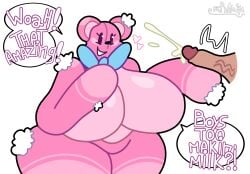 1girl1boy 1girls ass_bigger_than_head bear_ears breasts breasts_bigger_than_head cum cum_inside cute cute_face cute_girl doll doll_girl female female_focus female_only huge_ass huge_breasts lovedoll_toy_factory male open_mouth penis penis_out pink_body pink_fur pink_skin plush plush_doll plushie plushophilia robot robot_girl robot_humanoid silly silly_face talking teddi_(gremlingrounded)