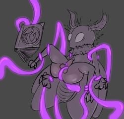 absurd_res antennae_(anatomy) anthro arthropod arthropod_abdomen ass bondage bondage bound genitals hi_res insects lepidopteran moth nude penis sex simple_coloring suspension suspension_bondage tentacle tentacle_sex websheck wings