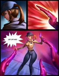 big_ass big_breasts big_penis kaonicdogmen comic comic_cover comic_page commission five_nights_at_freddy's five_nights_at_freddy's:_security_breach fnaf forced forced_oral forced_orgasm monster monster_cock raped_by_monster tentacle vanessa_(fnaf) vannfive_nights_at_freddy's:security_breach vanny(fnaf)