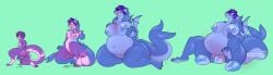 1girls 2017 anthro aquatic_dragon areola ass big_belly big_breasts biped bloated blue_areola blue_body blue_nipples blush breasts closed_eyes colored countershade_face countershade_torso countershading digitigrade dragon egg egg_from_pussy egg_insertion egg_laying egg_vibrator female female_only fondling fur genitals growth hhazard huge_breasts kneeling looking_at_self marine motion_lines mythological_creature mythological_scalie mythology naked nipples non-mammal_breasts non-mammal_nipples nude object_in_pussy open_mouth purple_body purple_fur purple_hair pussy satisfied_look scalie self_fondle sex_toy simple_background sitting sitting_on_ground solo species_request species_transformation surprise tail transformation transformation_sequence vibrator wings