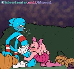 age_difference anais_watterson anthro anthro_penetrated biped brother_and_sister cartoon_network cum_in_mouth cum_inside disney domestic_cat female gumball_watterson halloween incest piglin soulcentinel the_amazing_world_of_gumball winnie_the_pooh_(franchise) young_anthro younger_female