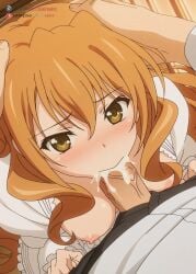 ass asshole big_breasts breasts cum_in_pussy dick female female_nude golden_time hair kaga_kouko legs pussy pussy_juice
