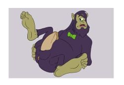 1_eye absurd_res american_dragon:_jake_long anthro anus aroused aroused_face aroused_male ass balls bob-jiggles bow_tie cyclops disney disney_channel erection fangs feet feet_up fur furry genitals hairy half-closed_eyes hand_on_butt hi_res humanoid humanoid_feet humanoid_genitalia humanoid_hands legs_up looking_at_viewer looking_down looking_down_at_penis lying male male_focus male_only narrowed_eyes on_back open_mouth overweight overweight_male penis plantigrade presenting presenting_hindquarters purple_body purple_fur rounded_ears simple_background slightly_chubby slightly_chubby_male spread_anus spread_legs spreading stan_lipkowski teeth troll_(mythology)
