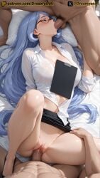 2025 ai ai_assisted ai_generated anime anime_style artist_name blowjob blue_eyes blue_hair boku_no_hero_academia breasts deepthroat dreamyan_ai fellatio glasses group group_sex hi_res high_quality high_resolution highres long_hair my_hero_academia nejire_hado office_lady oral oral_sex patreon sex spitroast suit thick_ass thick_thighs thighs uncensored vagina vaginal_insertion vaginal_penetration vaginal_penetration vaginal_sex white_body white_skin