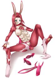 anthro breasts bunnygirl code_geass female fur kallen_stadtfeld multi_breast torn_clothes