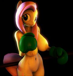 1girls 2015 3d 3d_(artwork) anthro areolae big_breasts big_ears blue_eyes boxing boxing_gloves boxing_gloves_only boxing_ring breasts equine erect_nipples female female_only fluttershy_(mlp) friendship_is_magic gloves green_boxing_gloves green_gloves horse humanoid isisazza isiyazza large_breasts looking_at_viewer mammal my_little_pony nipples nude pink_hair pony pussy smile solo straight_hair tail thick thick_thighs thighs wide_hips yellow_body yellow_skin