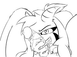 1boy absurd_res alternate_version_available asriel_dreemurr asriel_dreemurr_(god_form) bloodymascarade caprine duo gay goat hi_res licking licking_penis male male_focus male_only mammal monochrome oral penis precum teeth tongue tongue_out undertale veiny_penis video_games yaoi