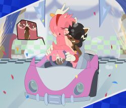 amy rose from sega by apinkgrape