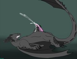 backlash91 claws cum cumshot feral green_eyes how_to_train_your_dragon male male_only orgasm penis solo toothless wings