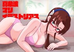 mari illustrious makinami from neon genesis evangelion