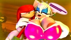 knuckles the echidna from sega by rocketspuff