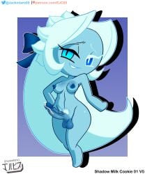 lady in azure (shadow milk cookie) from cookie run by jackintaro