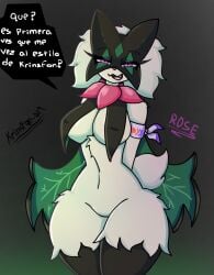 meowscarada from pokemon by krinsfon