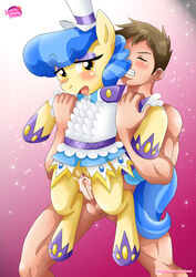 equestria_untamed female friendship_is_magic human_on_feral male_human/female_feral male_on_feral my_little_pony sapphire_shores_(mlp) sex tagme