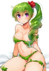 1girls 2d ass big_ass big_breasts big_butt breasts butt cute dryad dryad_(terraria) female female_only green_hair hips large_ass large_breasts large_butt leaf light-skinned_female light_skin looking_at_viewer naso4 nature pale-skinned_female pale_skin purple_eyes simple_background solo terraria thick thick_ass thick_thighs thighs vines wide_hips