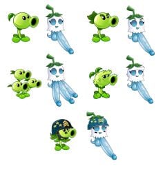 gatling pea (pvz) from plants vs zombies by diaodiaoanimation