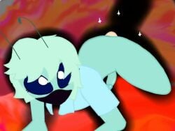 10s 2d 2d_animation alien alien/human alien_humanoid animated antennae black_eyes commission commissioner_oc cum cum_on_body cumshot doggy_style femboy femboy_penetrated from_behind from_behind_position gerbillo_aea green_body green_hair green_penis green_skin light_skin longer_than_30_seconds mask simple_background tagme video white_pupils