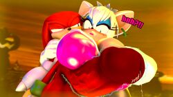 3d 3d_(artwork) anthro balls bat big_balls big_breasts big_penis blush bodily_fluids breasts clothing clothing_pull dripping duo echidna fangs female flashing flashing_breasts food fruit genital_fluids genitals grower hi_res huge_balls huge_breasts huge_cock imminent_sex knuckles_the_echidna larger_male male mammal messy monotreme penis penis_awe plant precum precum_drip pumpkin pumpkin_hill pupils rocketspuff rouge_the_bat rouge_the_werebat sega size_difference small_but_hung small_pupils smaller_male smile smirk sonic_(series) sonic_the_hedgehog_(series) surprised teeth throbbing throbbing_penis werebat werecreature